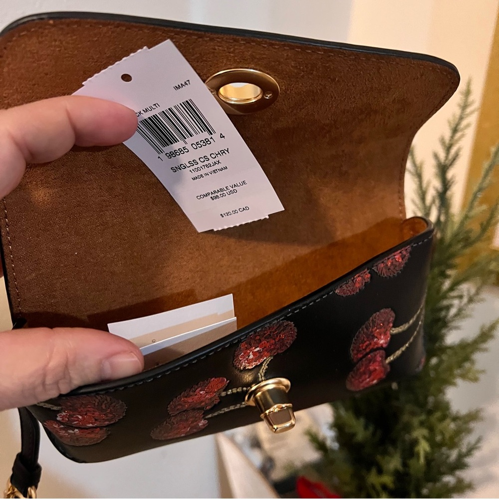 NWT Coach! Sunglass Case
With Cherry Print🍒 - Picture 5 of 5
